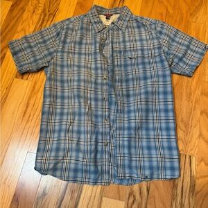 The North Face Men's Blue Checkered Shirt